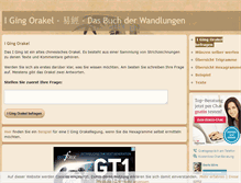 Tablet Screenshot of i-ging-orakel.net